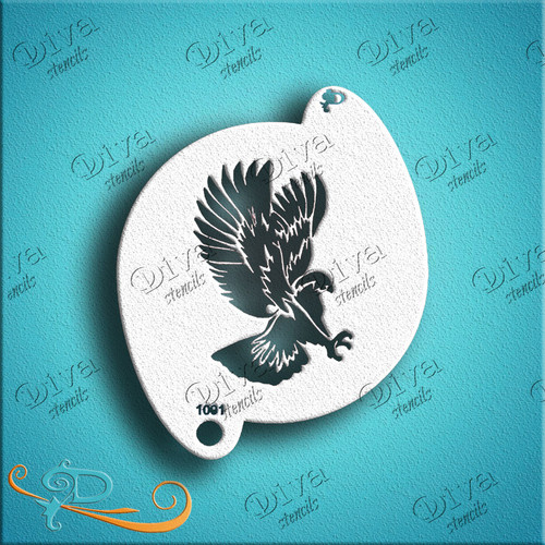 Eagle Swooping Diva Stencil