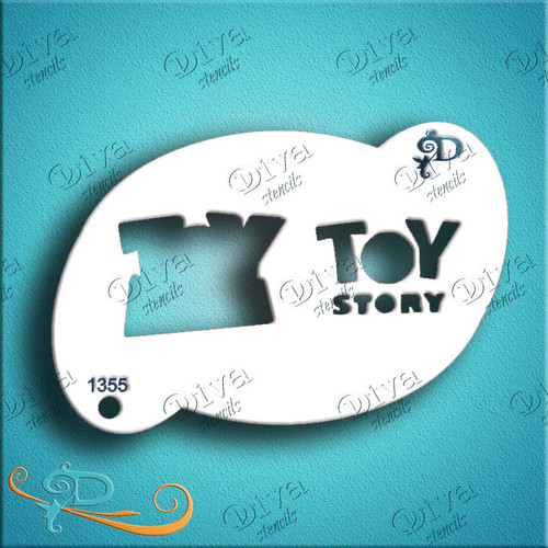 Toyz Story Logo Diva Stencil