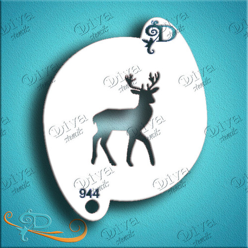 Deer w/ Profile Diva Stencil