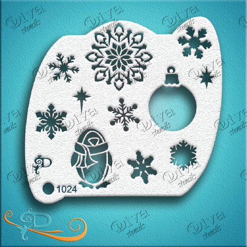 Holiday Elements Diva Stencil