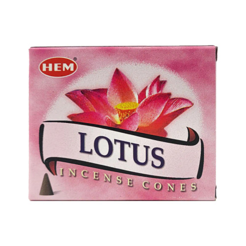 Lotus Scent Incense Cones, 10 Cone Pack