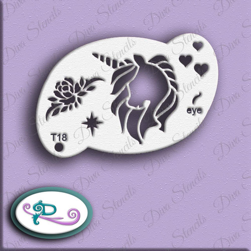 Pretty Pony Diva Stencil