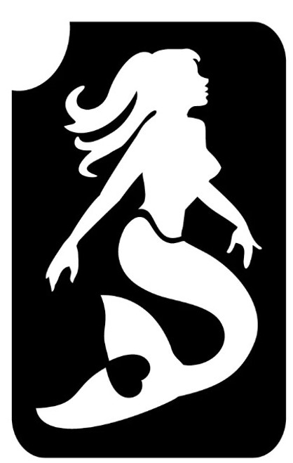 Mermaid Heart 3 Layer Stencil Pack of 5
