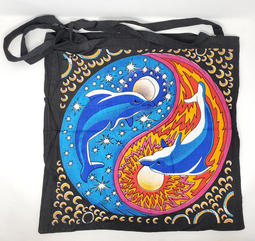 Yin Yang Tote Bag 18x18' Multi Color