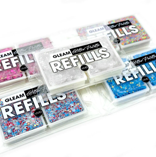 Single Pack Refills for Gleam Glitter Cream Palette