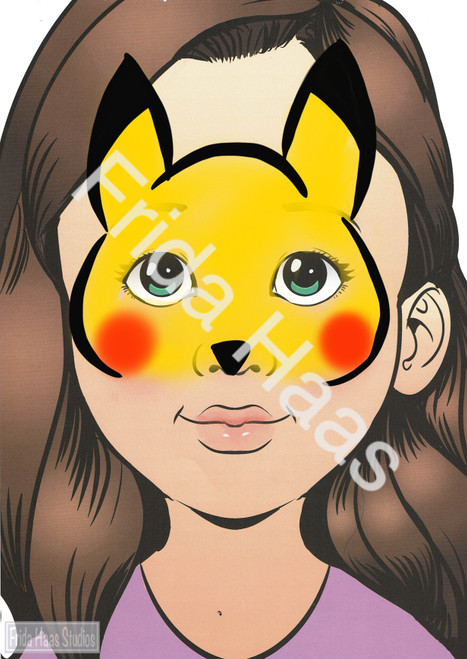 Pikachu Face Paint Photo