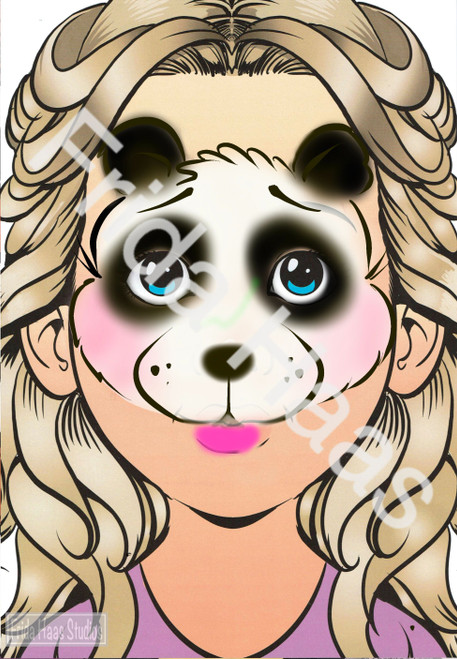 Panda Face Paint Photo