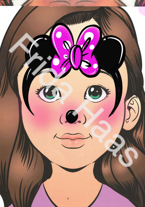 Minnie Face Paint Photo
