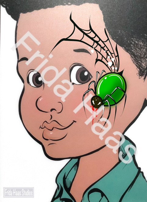 Forehead Spider Face Paint Photo