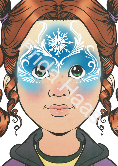 Ice Princess Face Paint Photo