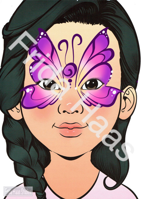 Butterfly Face Paint Photo