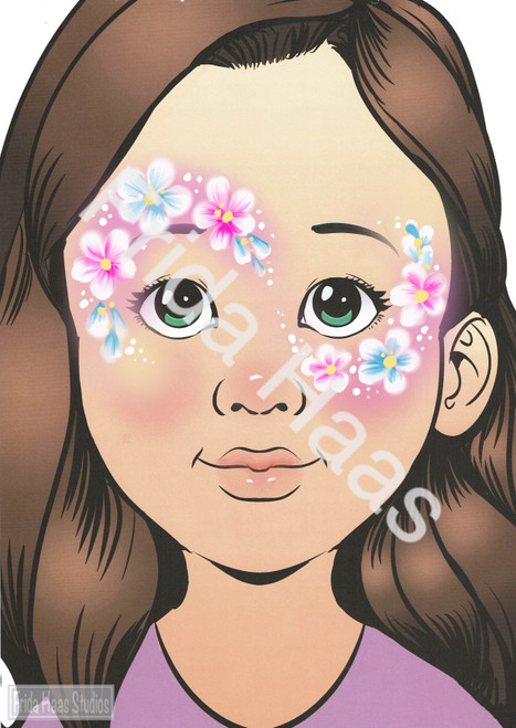 Flower Eye Face Paint Photo