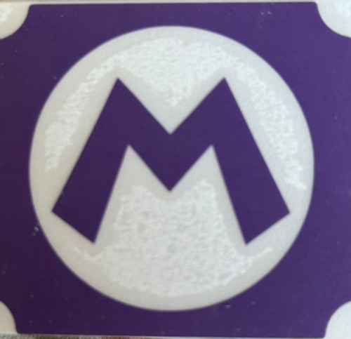Mario Badge - 3 Layer Stencil