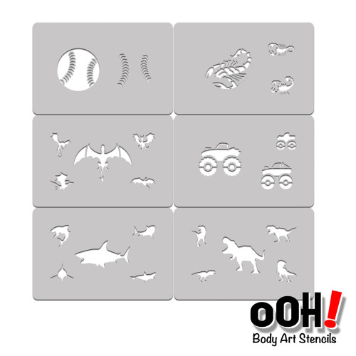 Spin Menu Stencil Set Rough n Tumble Designs