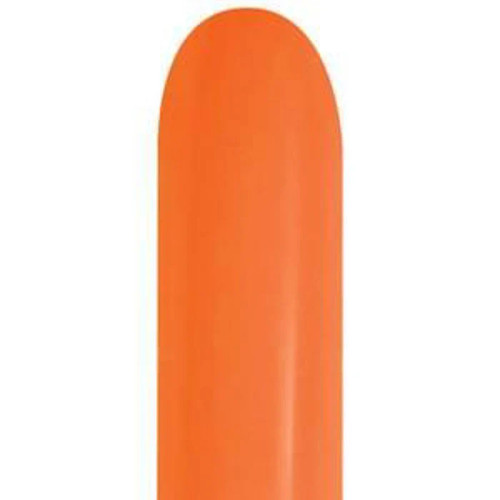 Fashion Orange Nozzle Up Sempertex Balloons-50 pcs - 260s