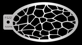 Dragon Scales Face Paint Stencil