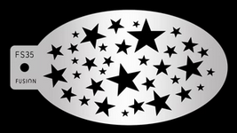 Star Cluster Face Paint Stencil