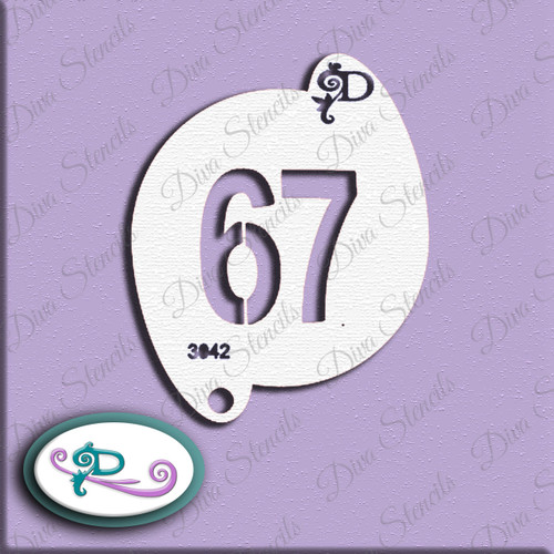 67 Diva Stencil