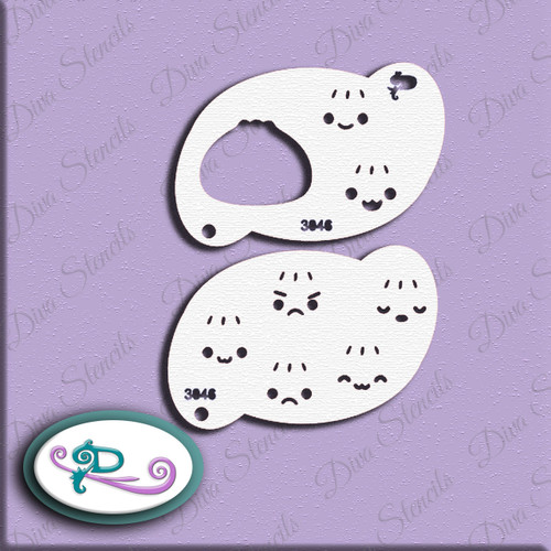 Dumpling Stencils 2 Pack