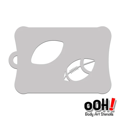 Football Ooh Stencil