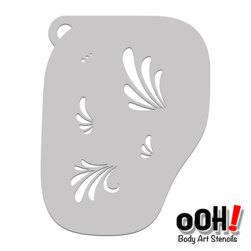 #2 Teardrop Marks Ooh! Stencil