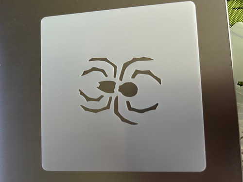 Spider Square Stencil