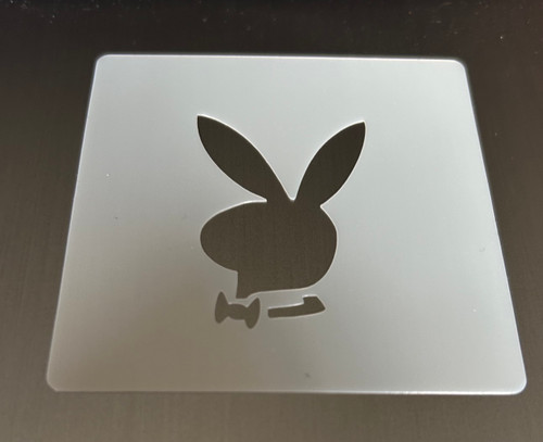 Playboy Bunny Square Stencil