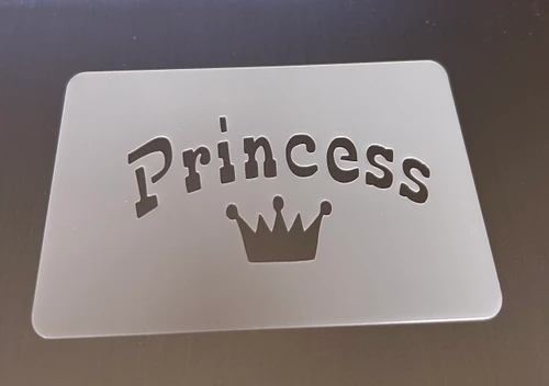 Princess Square Stencil
