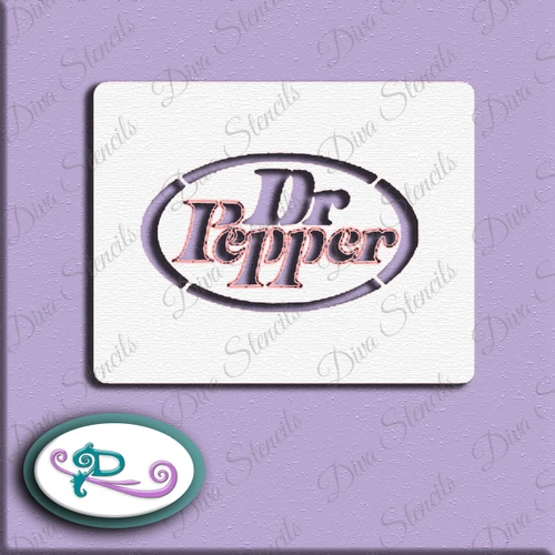 Dr Pepper Stencil