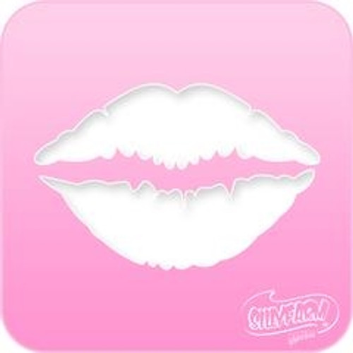 1004 Kiss Pink Power Stencil