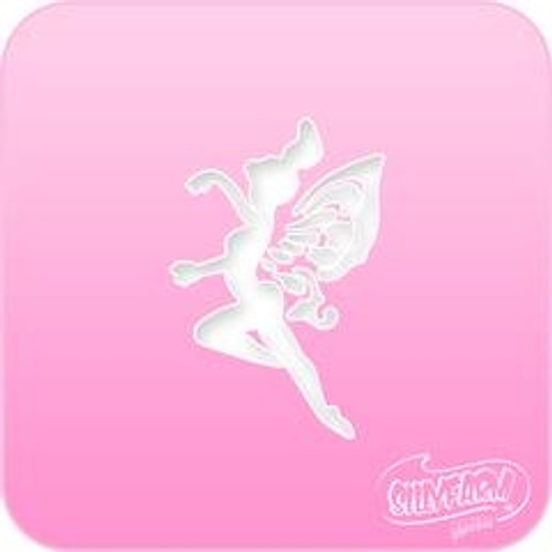 1010 Dancing Fairy Pink Power Stencil