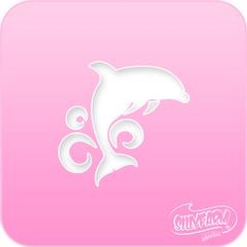 1044 Dolphin Pink Power Stencil