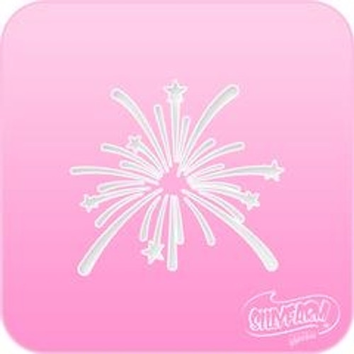 1127 Fireworks Pink Power Stencil