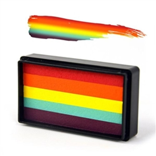 Rainbow Arty Brush Cake