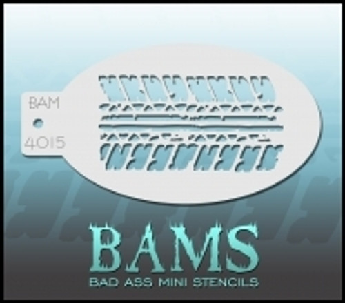 4015 Bad Ass Mini Stencil