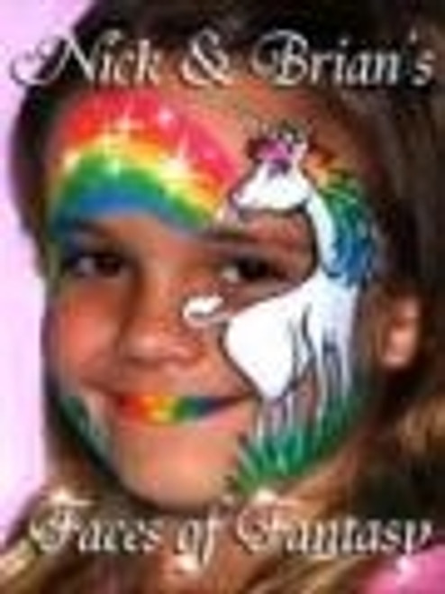 Faces of Fantasy Book (Unicorn cover)  by Nick and Brian Wolfe