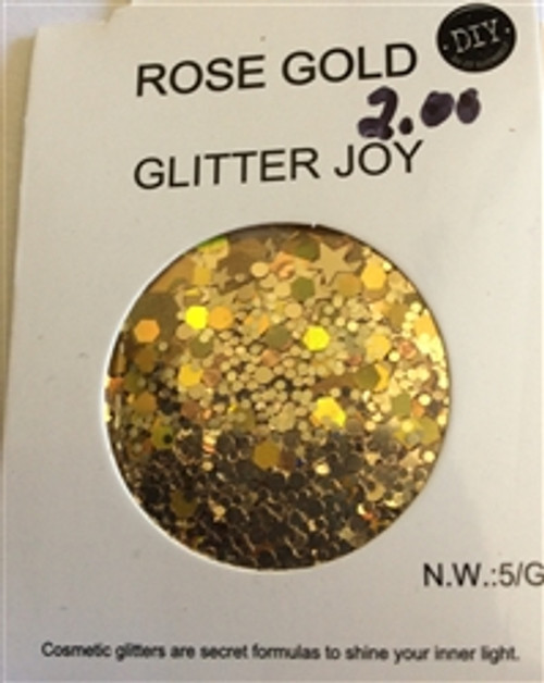 Rose gold .5g Chunky Glitter Packet