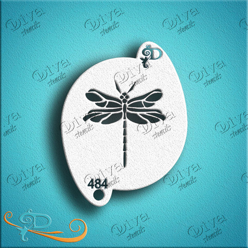 Dragonfly Diva Stencil