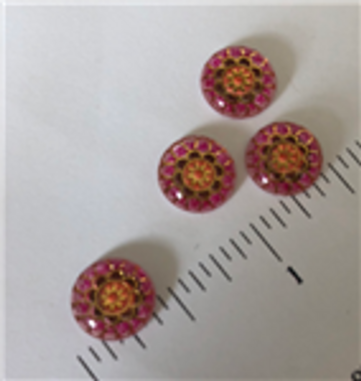 Pink Cabochon Rounds