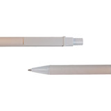 A Matador Cardboard Pen featuring a sleek, minimalistic design with a white clip and a pointed tip.