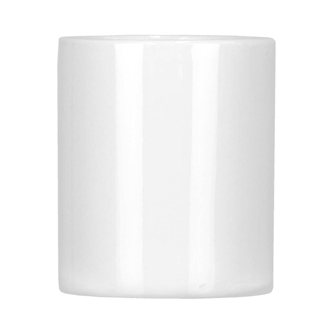 A white ceramic mug, 325ml capacity, presented in a box with a logo.