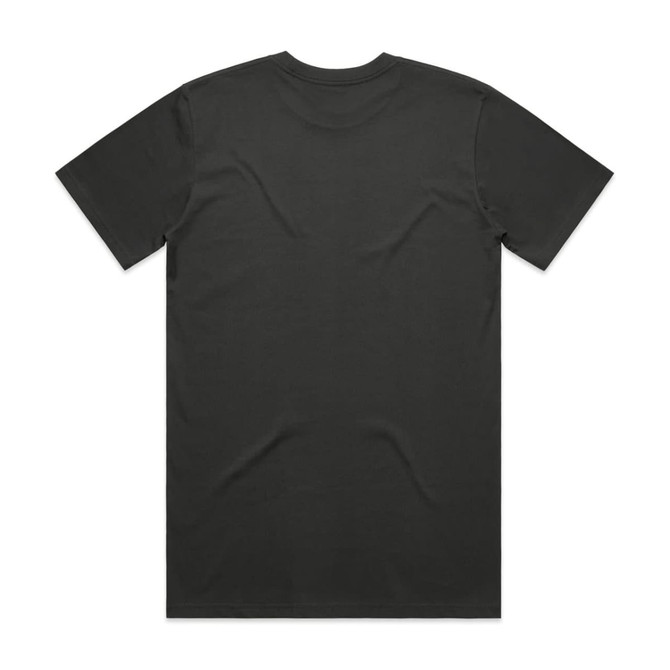 A black Classic Tee t-shirt without any visible design, featuring a simple, plain back.