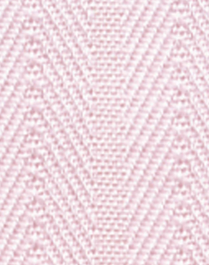 A textured light pink fabric featuring a self-stripe pattern, suitable for clothing design.