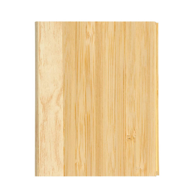 A set of bamboo sticky notes with a natural wood-like appearance, designed as promotional sticky notes for various uses.