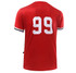 Baseball Full Button Tee-B2122RBW