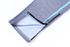 Training zip pants in grey with a light blue stripe, featuring a zippered opening at the hem.