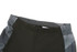 A cycling uniform in dark green with grey detailing, featuring a comfortable elastic waistband and a sleek design.