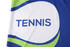 A blue and green tennis team uniform featuring a logo and text design, suitable for sports activities.