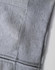 A grey men's full-zip fleecy hoodie with visible stitching details and a smooth fabric texture. Features a logo.