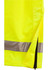 Hi-Vis safety pant in bright yellow with reflective 3M tape detailing and zippered sides. Features a logo.